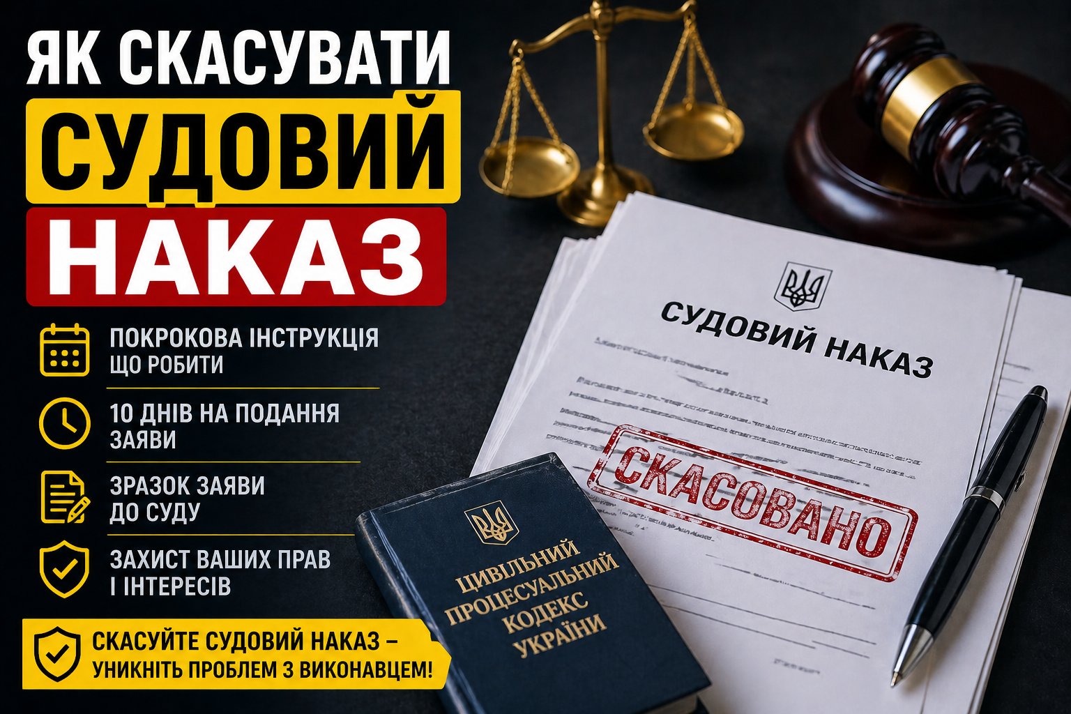Як скасувати судовий наказ